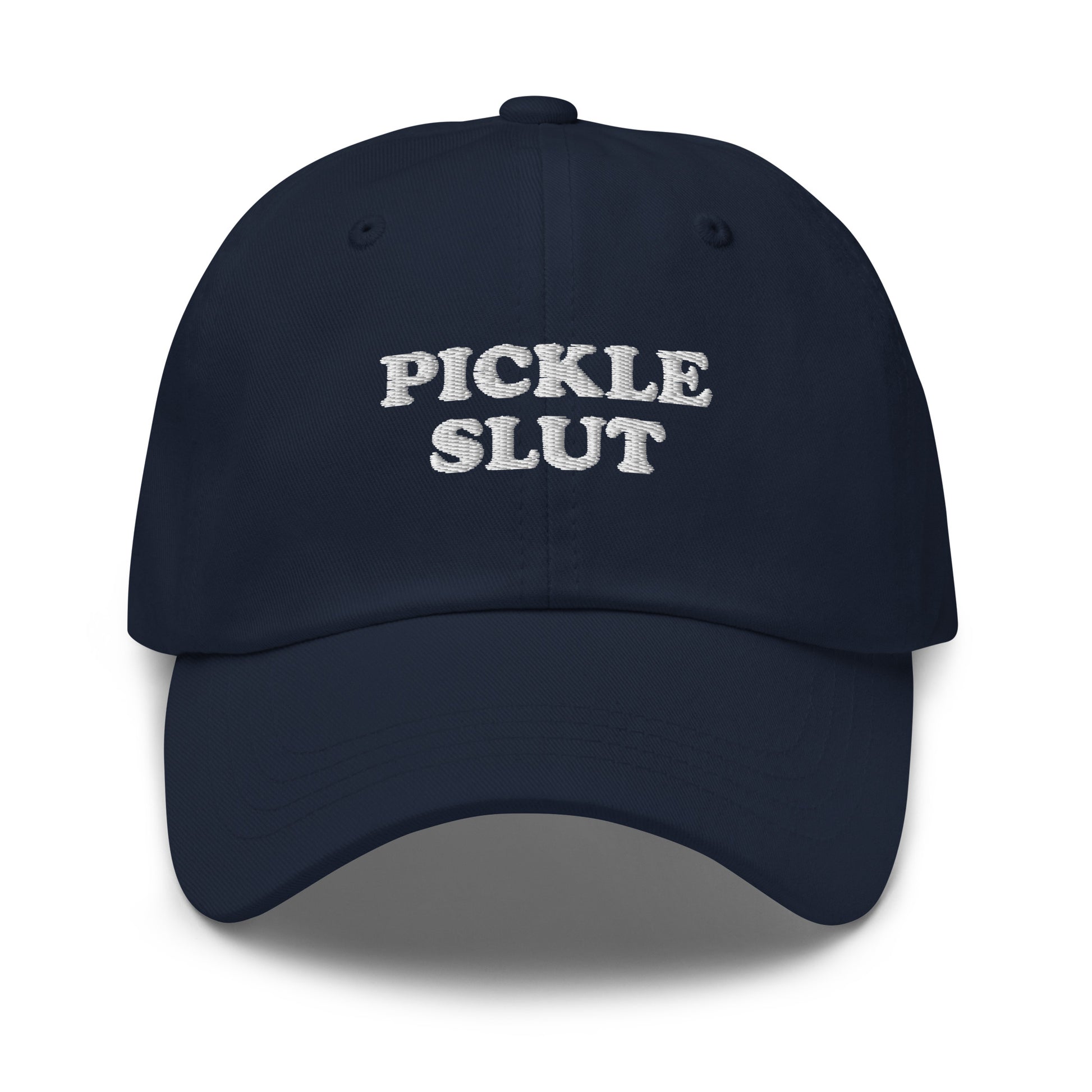 Navy Pickle Slut Dad Hat