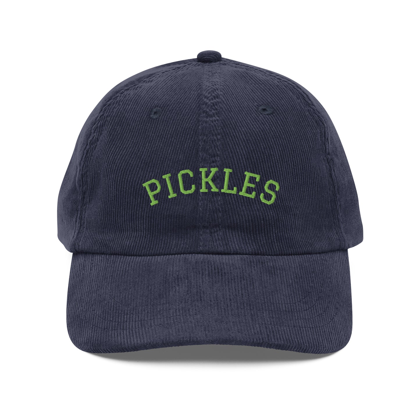Navy Pickles Corduroy Hat