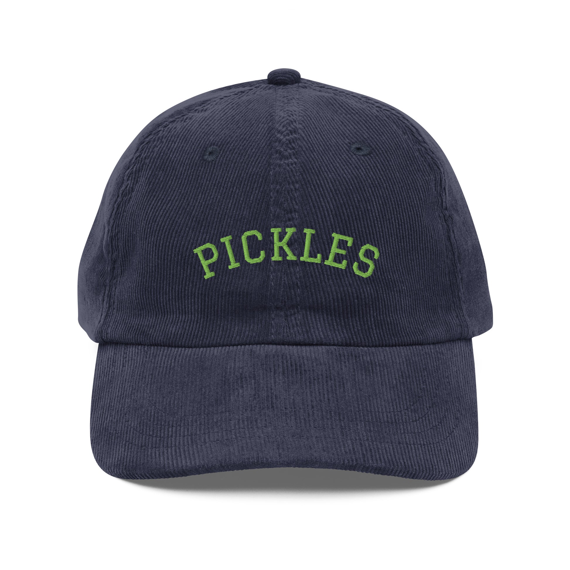 Navy Pickles Corduroy Hat
