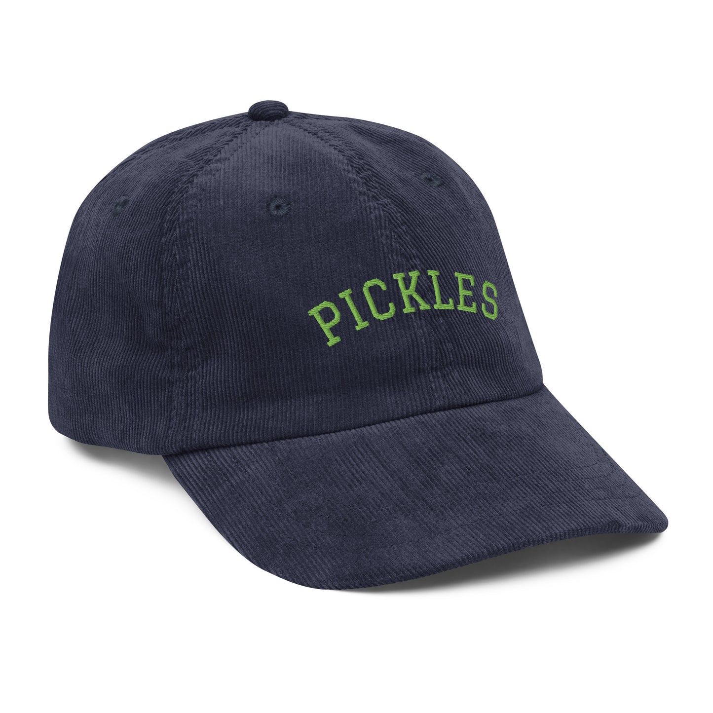 Navy Side Pickles Corduroy Hat