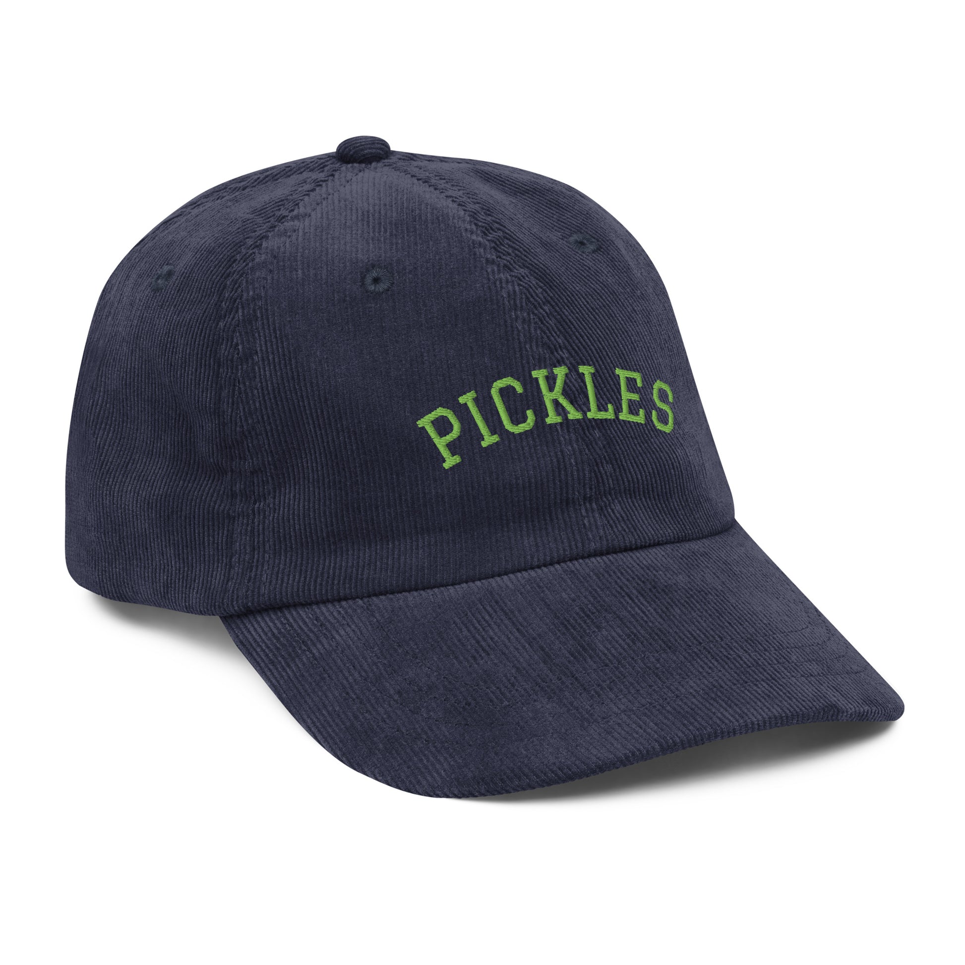 Navy Side Pickles Corduroy Hat