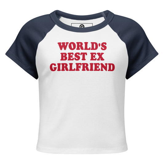 Navy World's Best Ex Girlfriend Raglan Tee