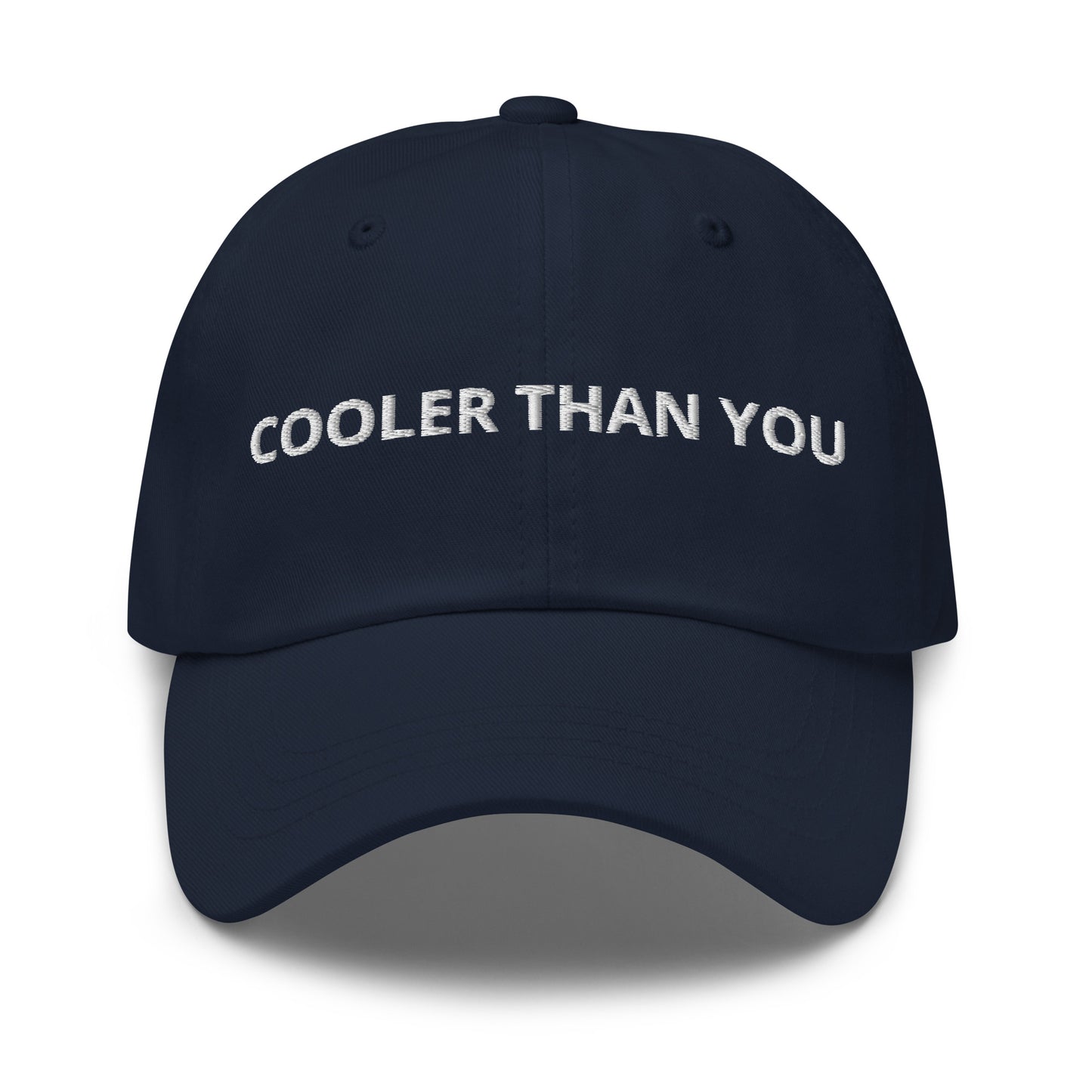 Navy cooler than you dad hat