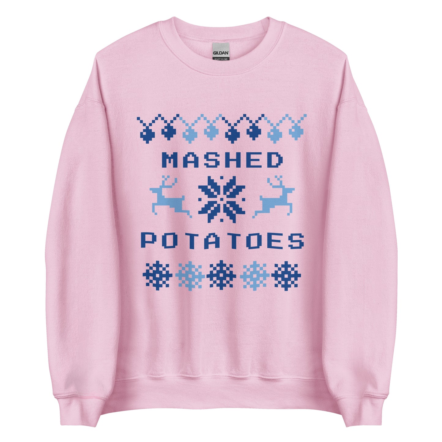 Pink Mashed Potatoes Holiday Sweatshirt