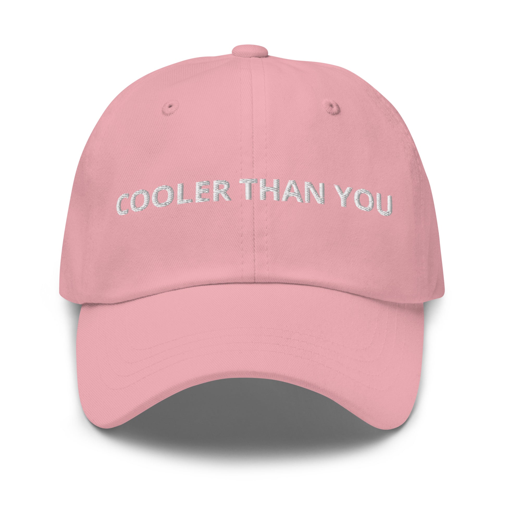 Pink cooler than you dad hat