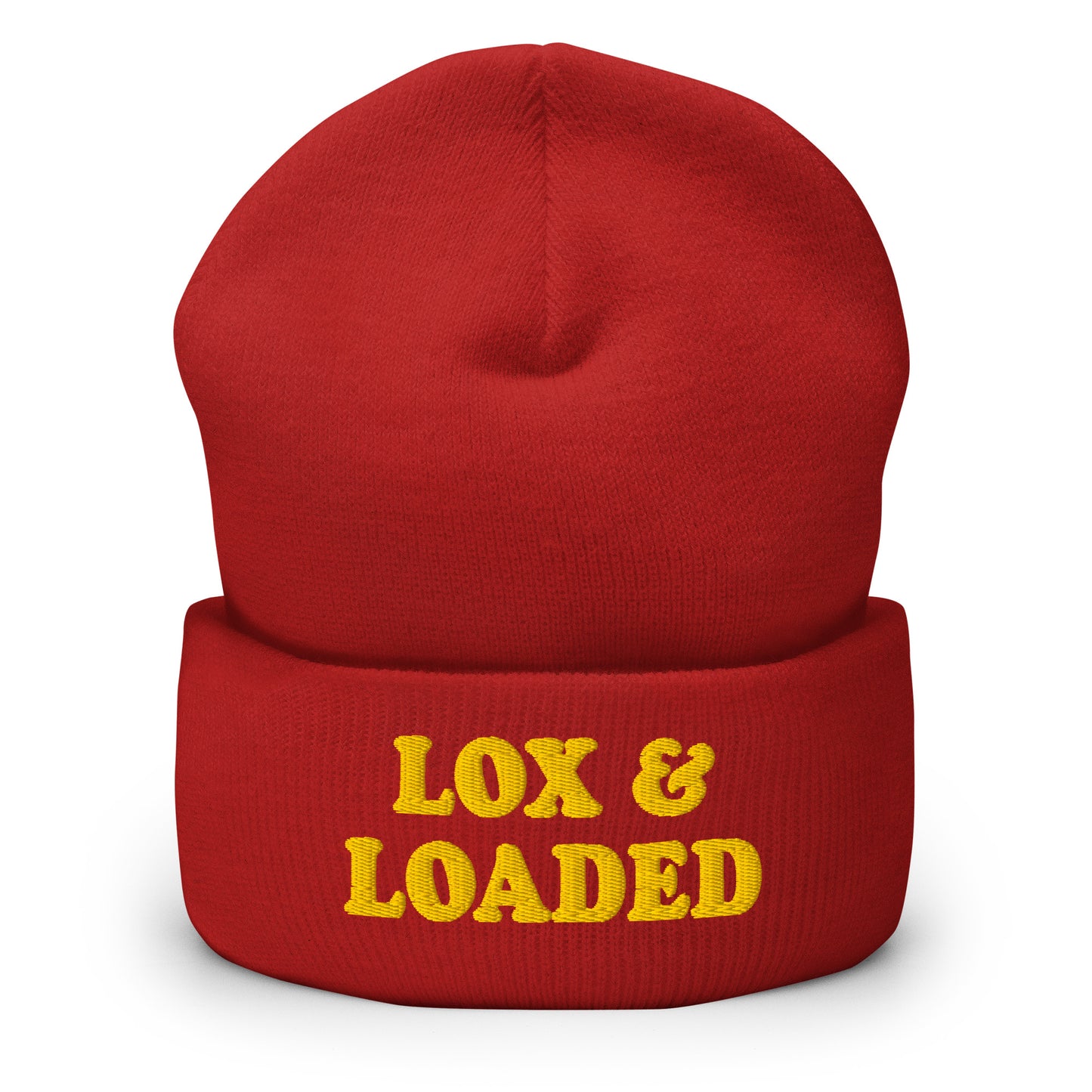 Red Lox & Loaded Cuffed Beanie