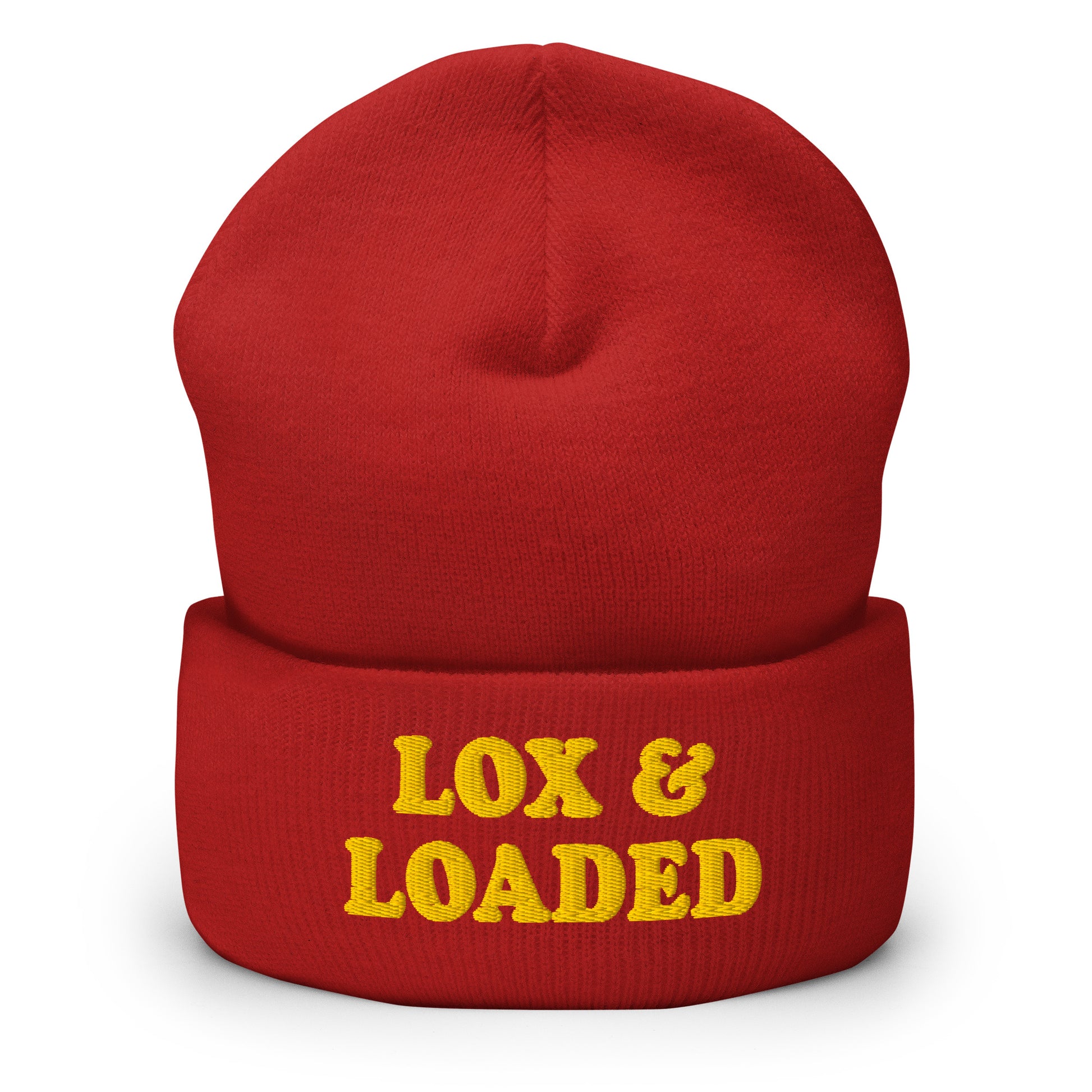 Red Lox & Loaded Cuffed Beanie