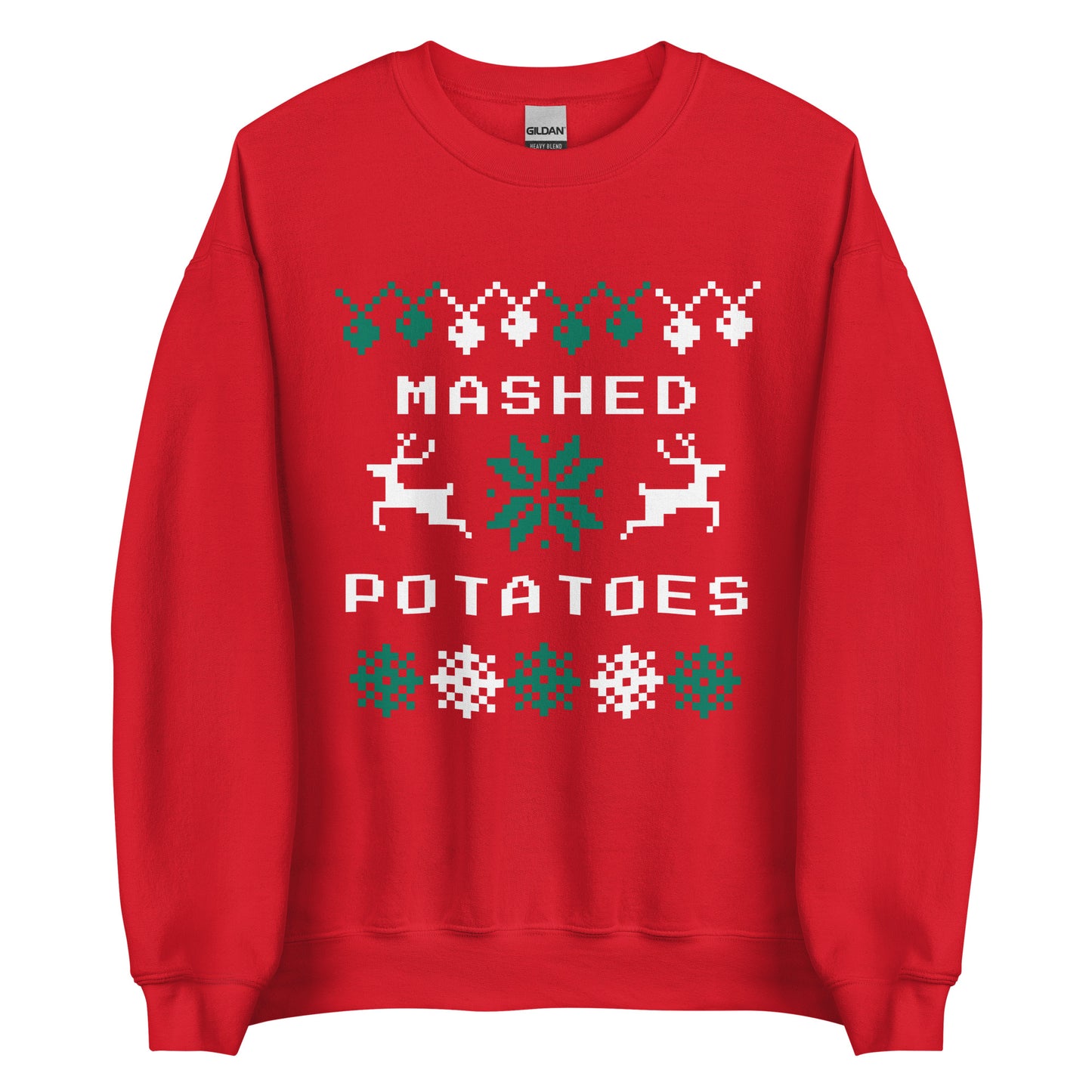 Red Mashed Potatoes Holiday Sweatshirt