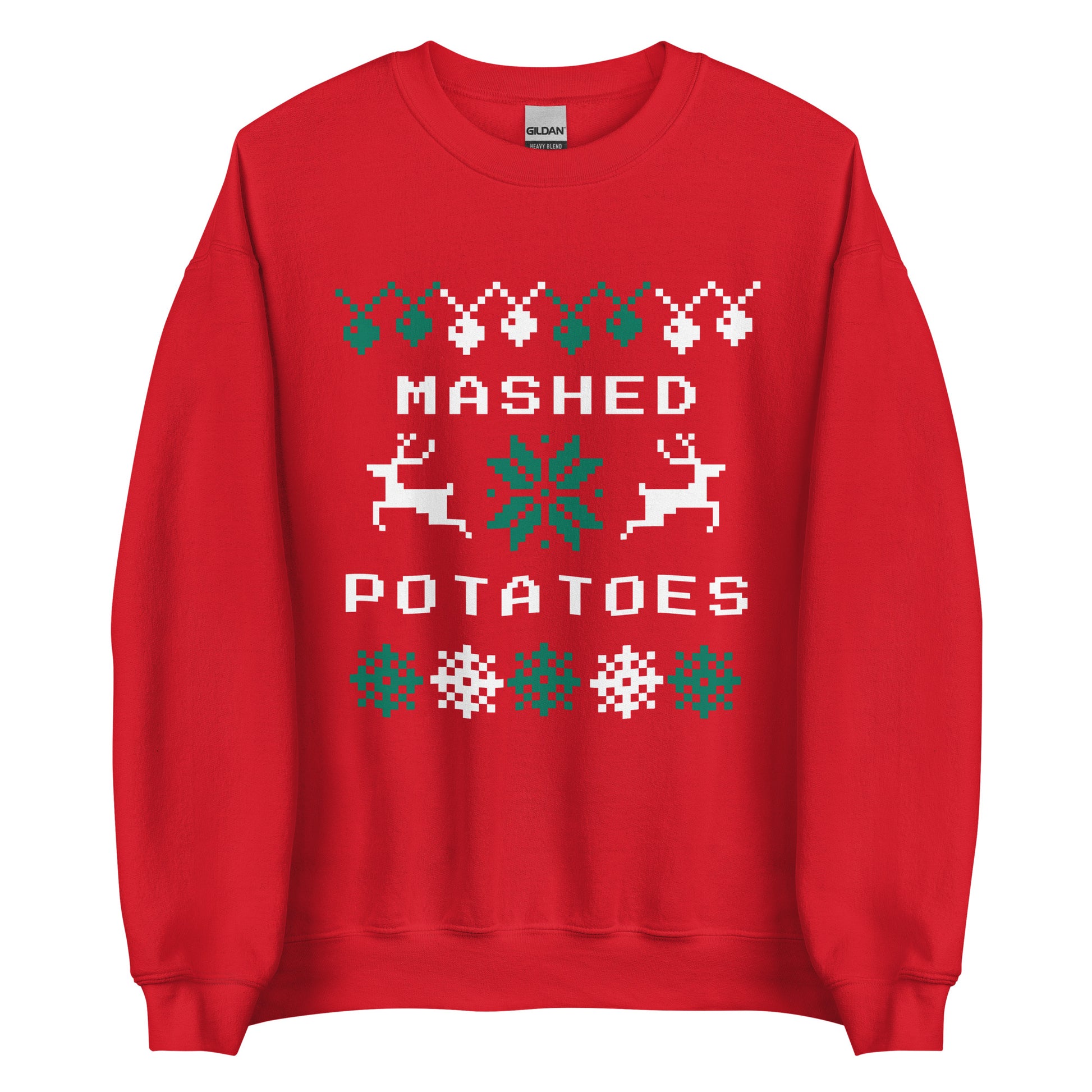 Red Mashed Potatoes Holiday Sweatshirt