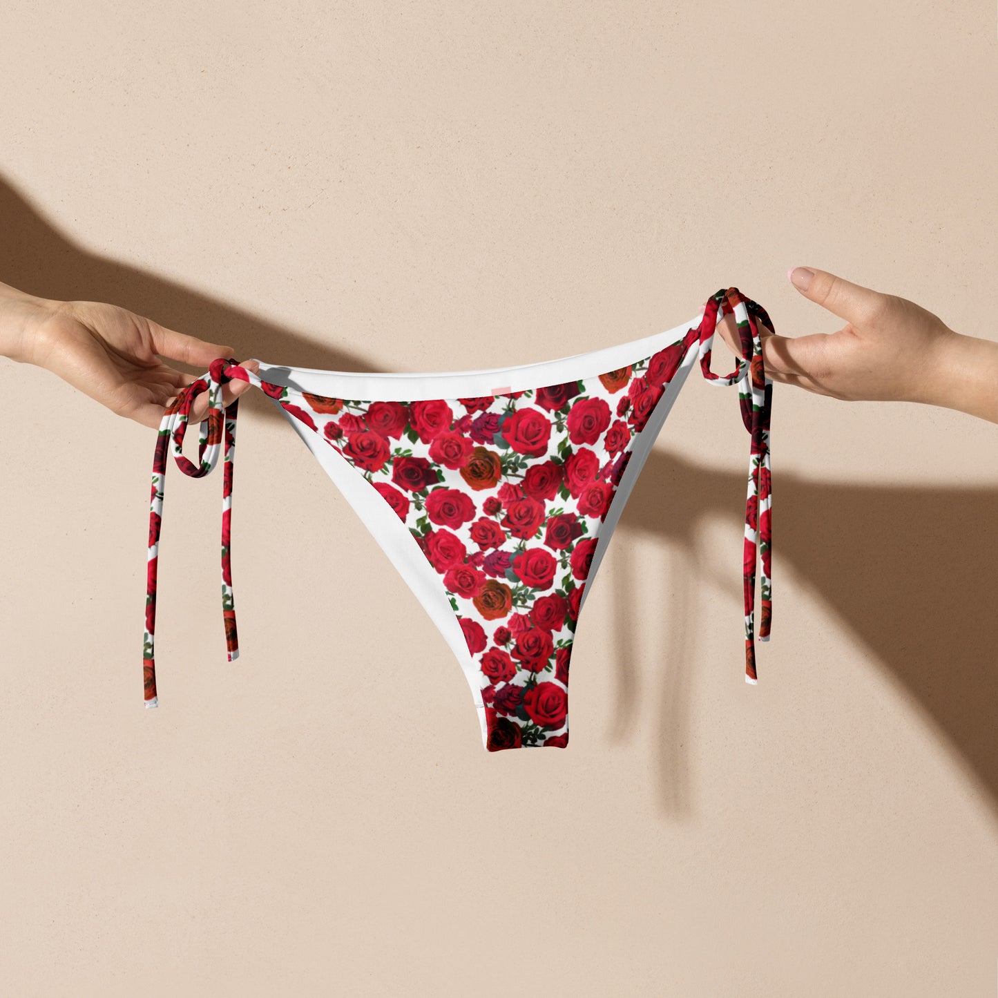 Red Roses Bikini Bottom