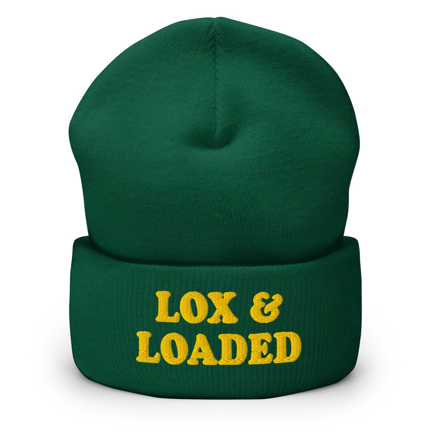 Spruce Green Lox & Loaded Cuffed Beanie