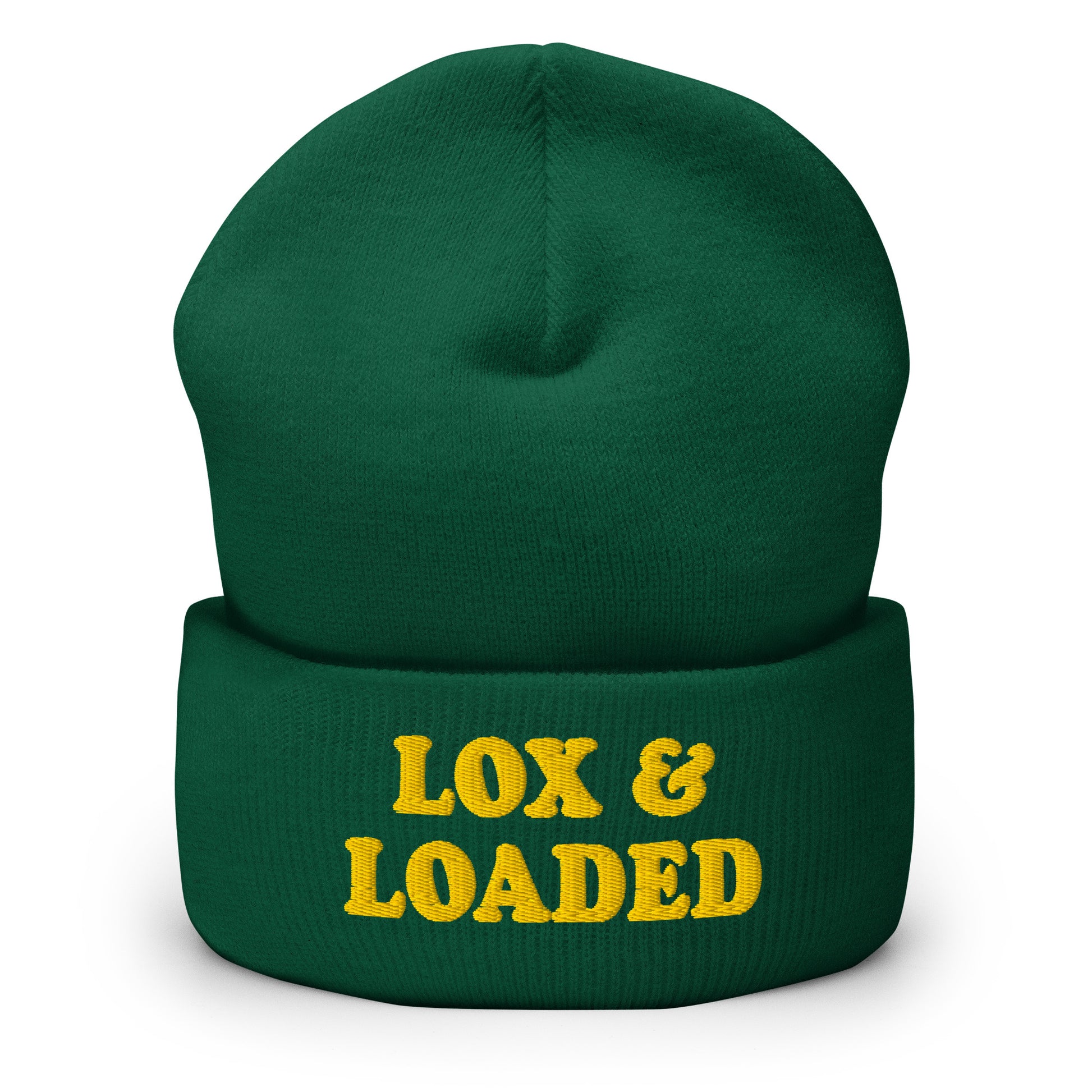 Spruce Green Lox & Loaded Cuffed Beanie