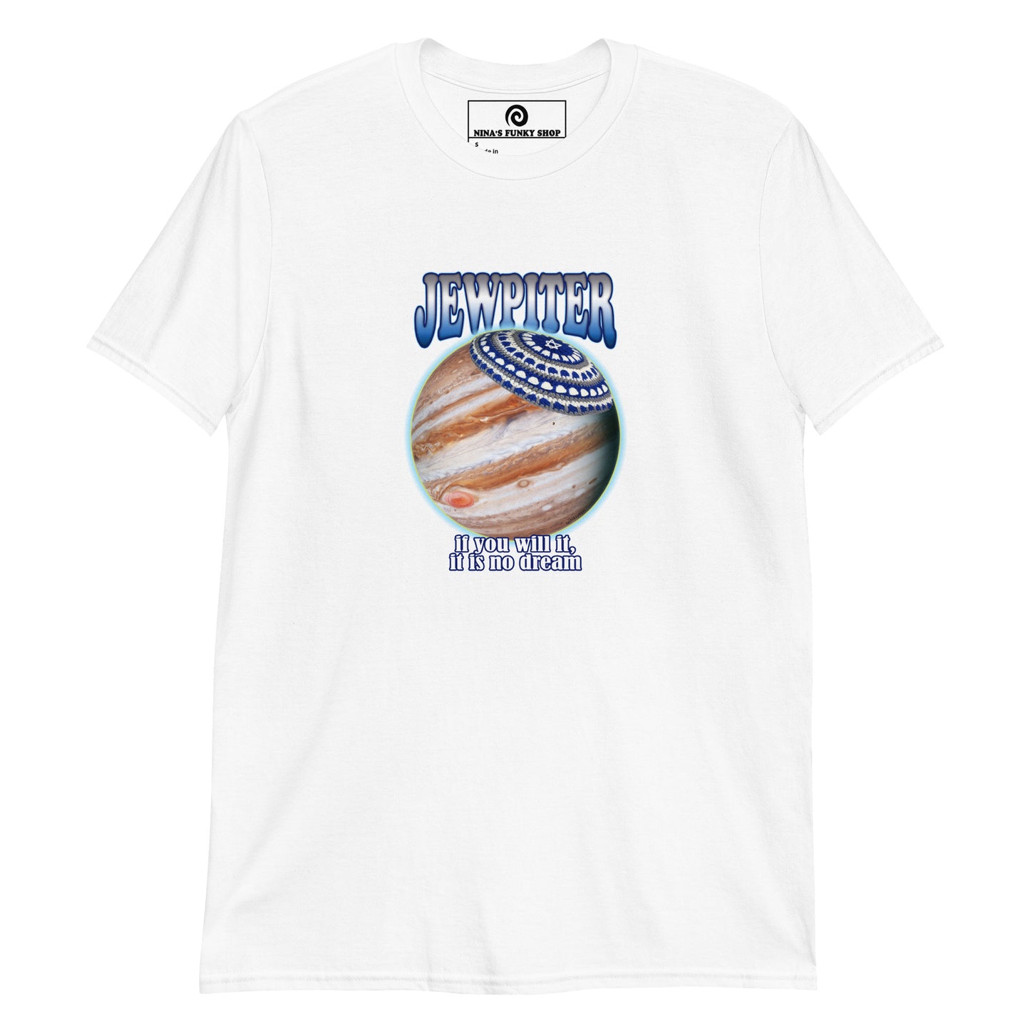 White Jewpiter T-Shirt