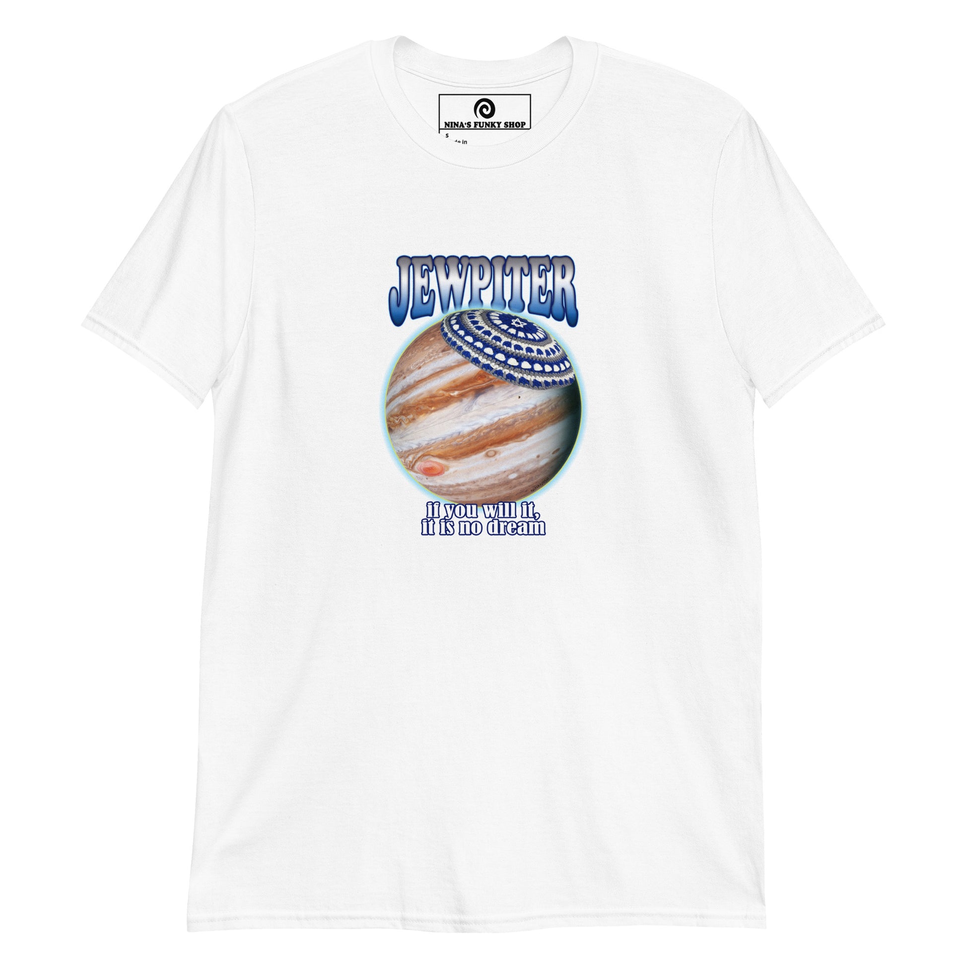 White Jewpiter T-Shirt
