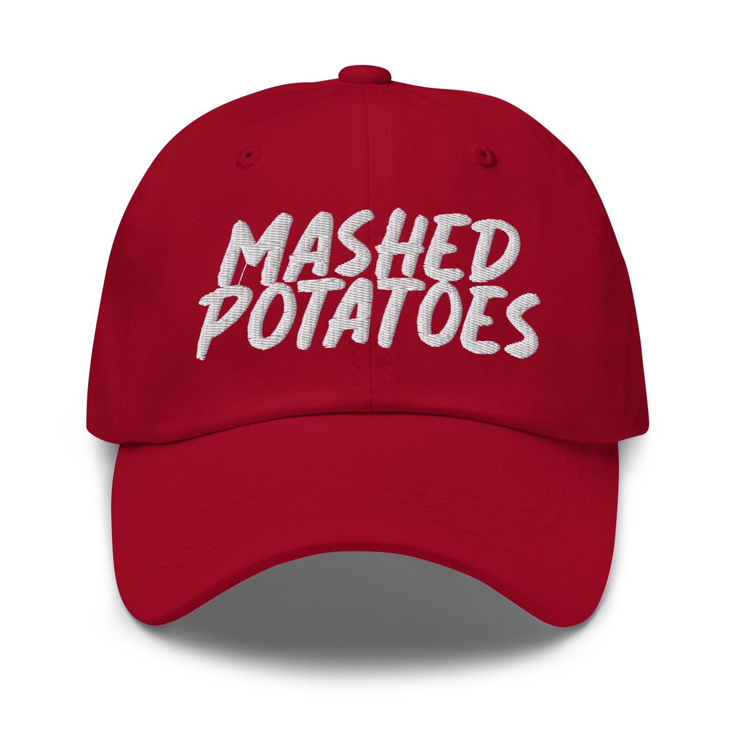 Embroidered Mashed Potatoes Dad Hat