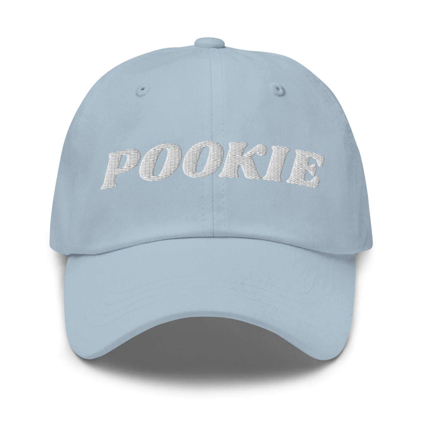 Light Blue Pookie Hat - Our Pookie Dad Hat s comfortable, adjustable and comes in a variety of colors, expertly embroidered just for you. It's a classic dad hat that's perfect for everyday streetwear. 


