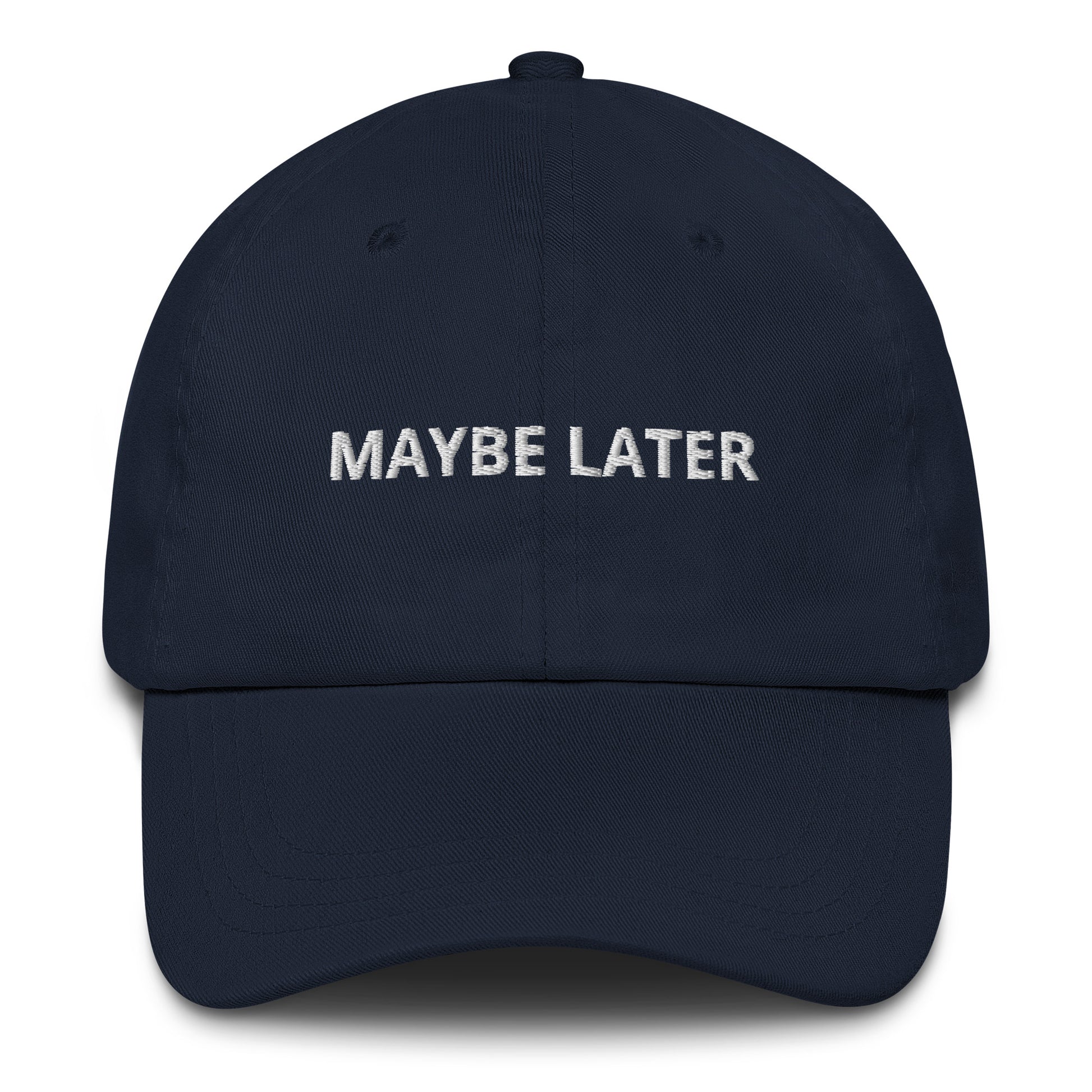 Navy Black Maybe Later Hat