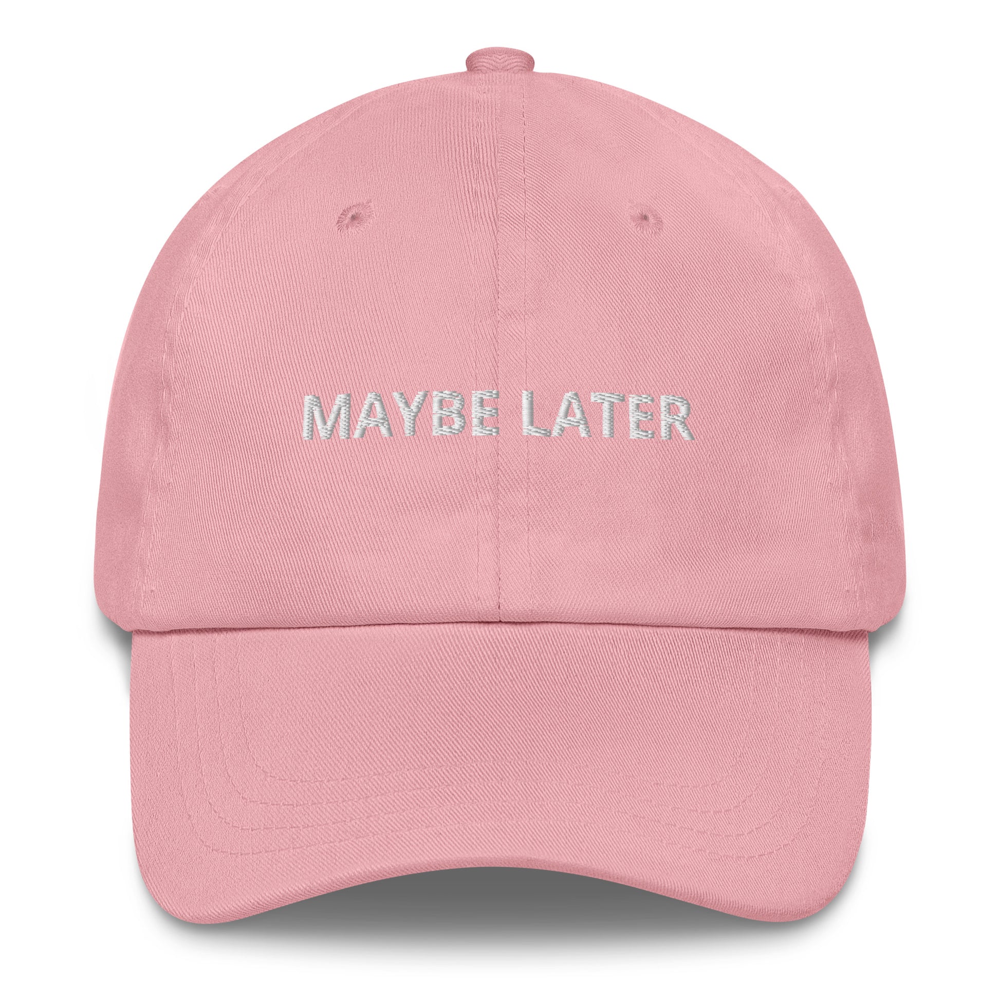 Pink Black Maybe Later Hat