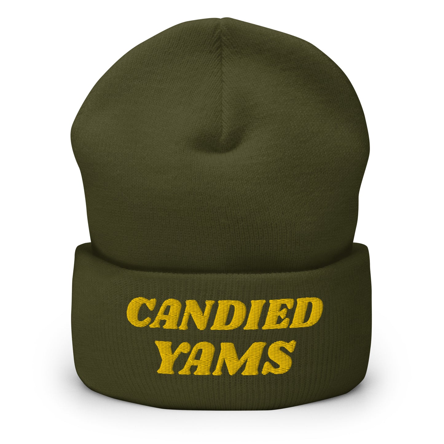 Candied Yams Cuffed Beanie