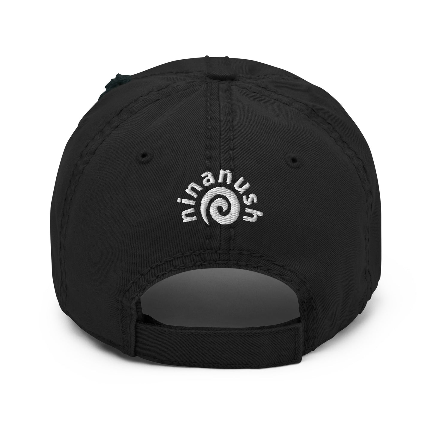 Naughty Raccoon Distressed Dad Hat