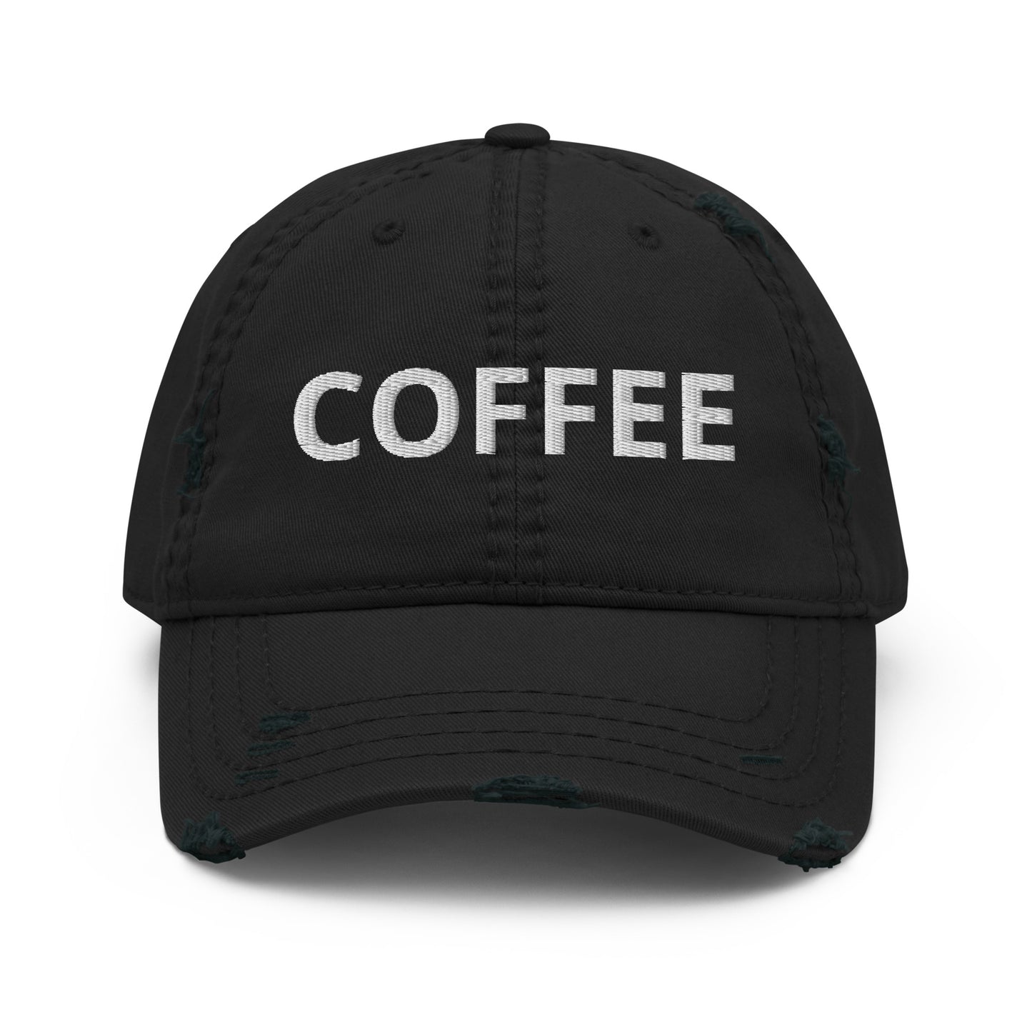 Black Coffee dad hat - Are you a coffee enthusiast? Looking for a gift for a coffee addict? Our coffee hat is just what you need. It's a classic dad hat that's comfortable, adjustable and expertly embroidered just for you.