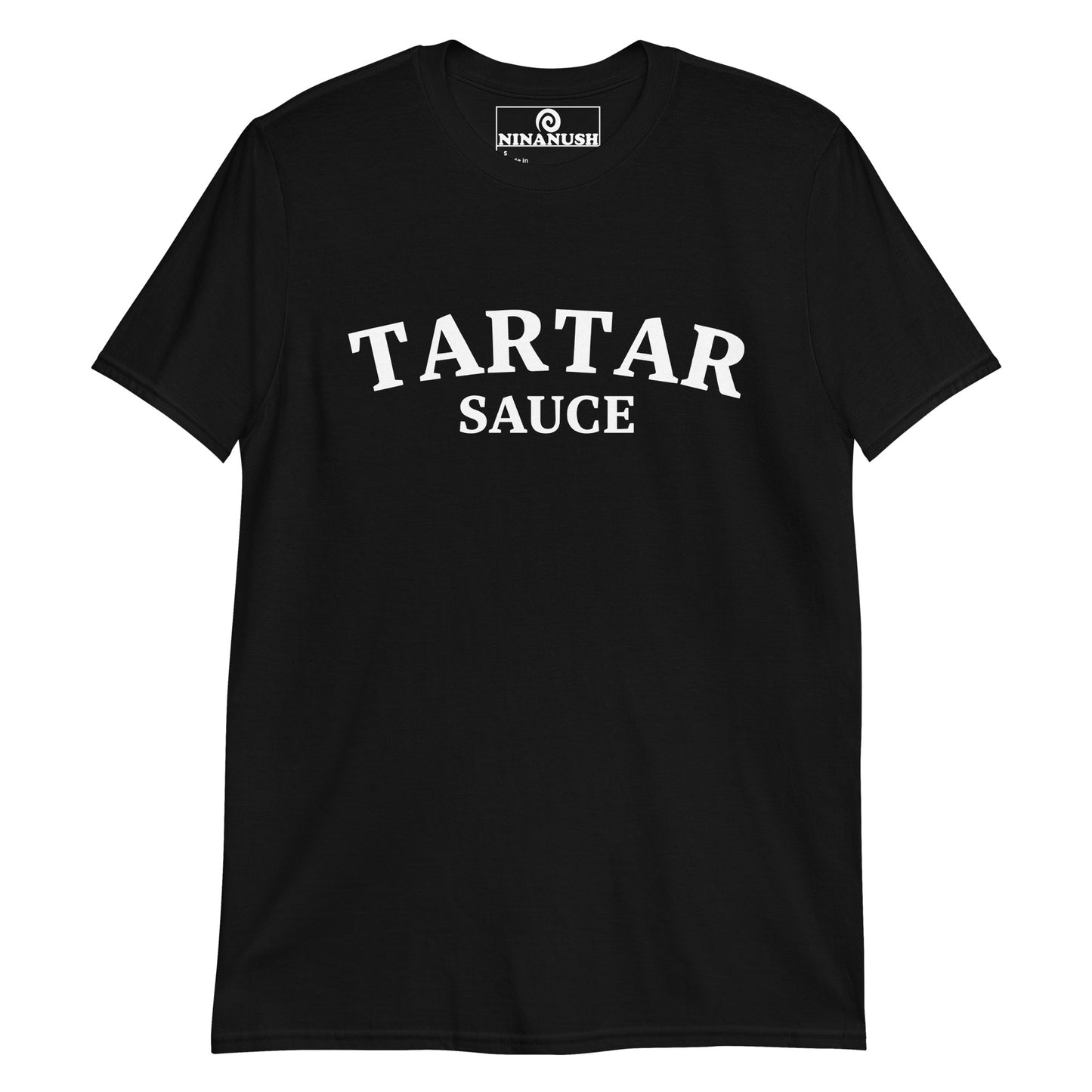 Black weird shirt for tartar sauce lover  - This Unisex tartar sauce shirt is soft, comfortable, designed for tartar sauce lovers and made just for you. It's a funny college-style food shirt that is sure to stand out and make a statement. Eat your favorite tartar sauce in this everyday weird foodie shirt or give it as a funny gift for a tartar sauce enthusiast. 