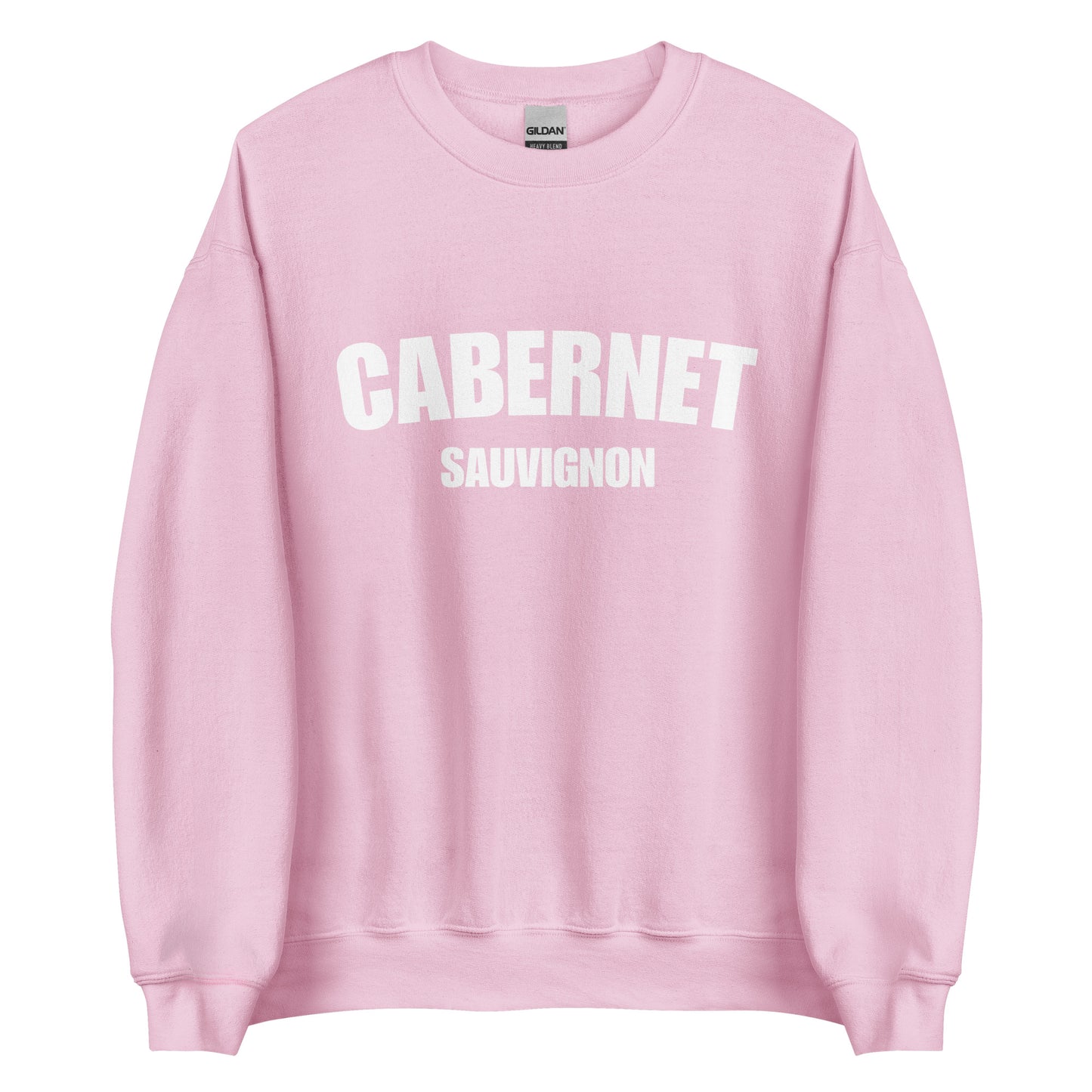 Light Pink Cabernet Sauvignon Sweatshirt from Nina's Funky Shop by ninanush - Love Cabernet Sauvignon? Looking for a fun wine lover gift? Our Cabernet Sauvignon Sweatshirt is a unisex, crew neck sweatshirt that comes in a variety of colors with "Cabernet Sauvignon", on the front. Perfect for cozy nights in or stand out streetwear, this wine enthusiast sweatshirt is designed by Nina just for you.