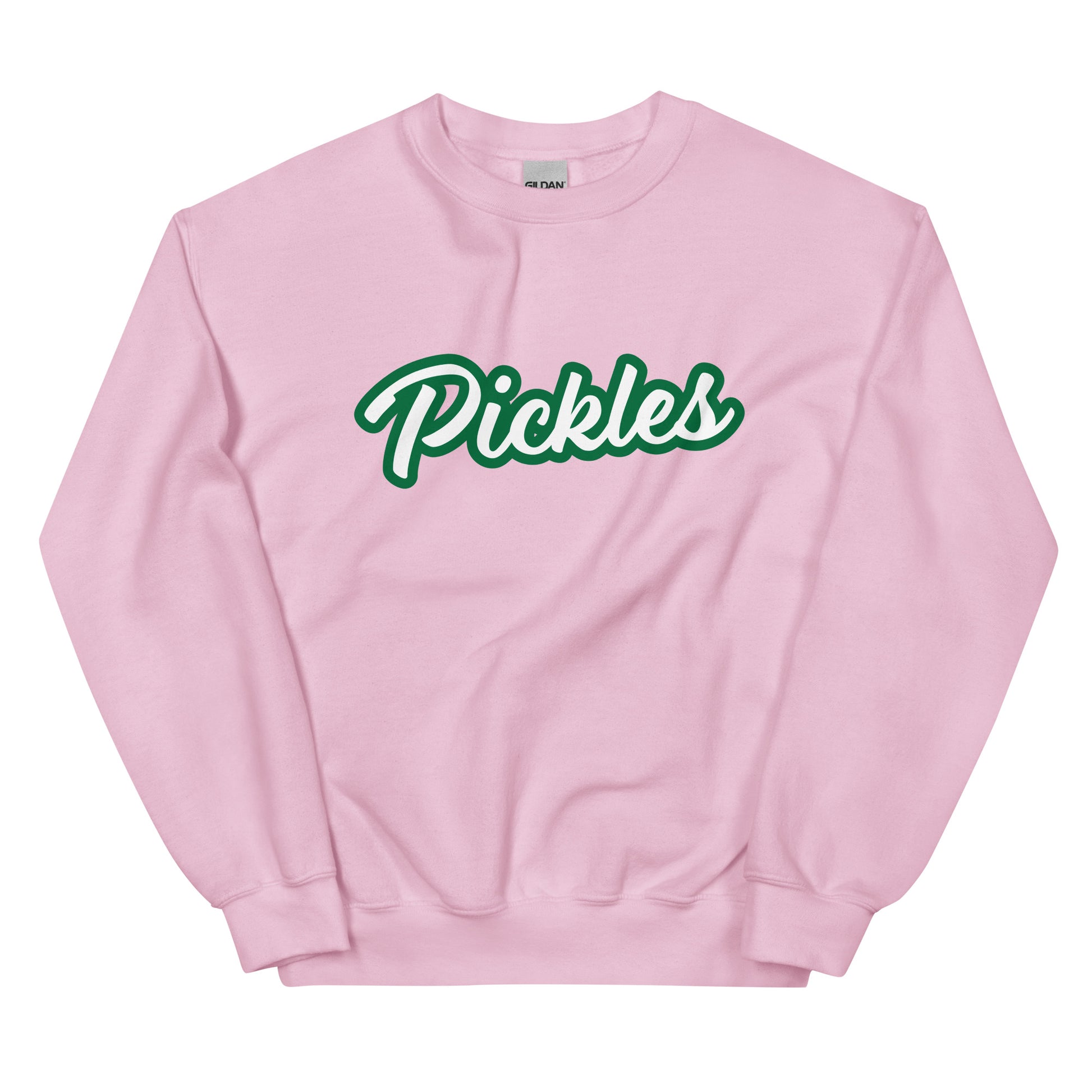Pink Pickles Sweatshirt - Do you love pickles? Looking for a gift for a pickle lover? Our Pickle Crewneck Sweatshirt is cozy, soft, and made just for you! Eat your favorite pickles in this funny sweatshirt. 
