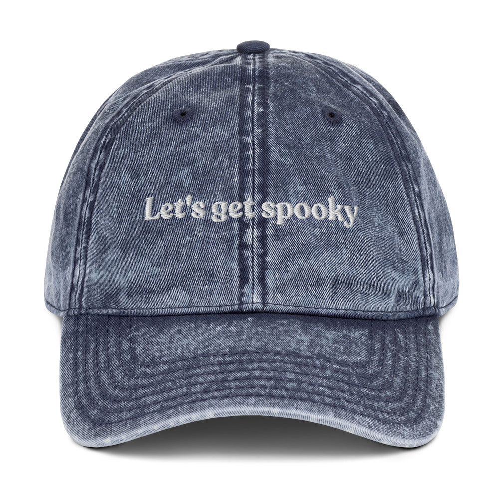 Let's Get Spooky Vintage Dad Hat