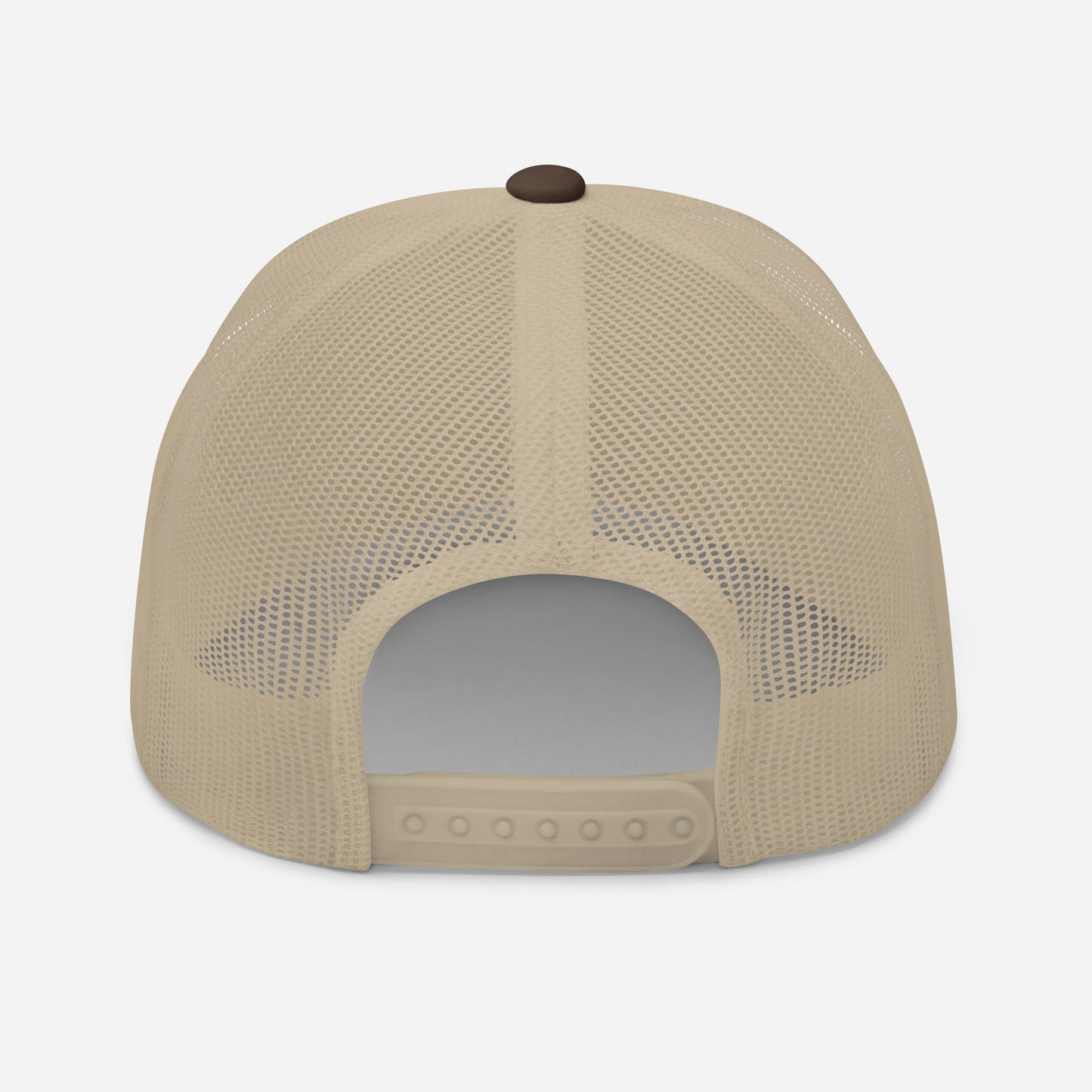 Brown foodie trucker hat - This goulash trucker cap with a mesh back is a comfortable and unusual foodie hat for everyday. It's a classic trucker cap with a funny and unusual foodie embroidery. This funky trucker hat is perfect for people who love goulash. Celebrate your favorite foods in our funky foodie clothing and accessories.